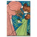 Buyenlarge Mother & Daughter Graphic Art on Wrapped Canvas in Brown/Green | 24 H x 16 W x 1.5 D in | Wayfair 21090-7C1624