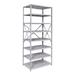 Hallowell MedSafe Antimicrobial Knock-Down Hi-Tech 7 Shelf Shelving Unit Starter Wire/Metal in White | 87 H x 36 W x 12 D in | Wayfair 4513-12PL-AM