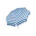 Parasol Italian 6' Bar Table Height Market Umbrella Metal in Blue/White/Navy | Wayfair URBWSTBH