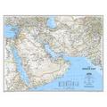 National Geographic Maps Middle East Wall Map in Blue | 24 H x 30 W in | Wayfair RE0620079T
