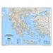 National Geographic Maps Greece Classic Wall Map in Blue | 24 H x 30 W in | Wayfair RE0622111T