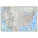 National Geographic Maps United States Classic Wall Map in Blue | 24 H x 36 W x 0.25 D in | Wayfair RE01020385