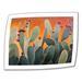 ArtWall 'Cactus Orange' by Rick Kersten Vintage Advertisement on Unwrapped Canvas in Green/Orange | 14 H x 18 W x 0.1 D in | Wayfair