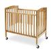 L.A. Baby Pocket Folding Portable Crib w/ Mattress Wood in Brown | 38.5 H x 26.5 W in | Wayfair CW-888A-N