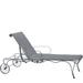 Woodard Briarwood 72.5" Long Reclining Single Chaise Metal in Black | 24.75 H x 32 W x 72.5 D in | Outdoor Furniture | Wayfair 400070-92