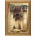 Vault W Artwork 'Egyptian Grand Portico, Philae' Picture Frame Print on Canvas Canvas, in Brown/Green/Yellow | 20.5 H x 16.5 W x 1 D in | Wayfair