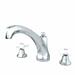 Elements of Design Metropolitan Double Handle Deck Mounted Roman Tub Faucet, Ceramic in Gray | 8 H in | Wayfair ES4321PX