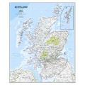 National Geographic Maps Scotland Classic Wall Map in Blue | 36 H x 30 W in | Wayfair RE01020535