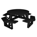 POLYWOOD® Park 53" Octagon Outdoor Table in Black | Wayfair PH53BL