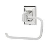 Alno Inc Wall Mounted Single Post Toilet Paper Holder Metal in Gray | 4.5 H x 5.375 W x 3.25 D in | Wayfair A7966-PC