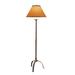 Hubbardton Forge Simple Lines 58" Floor Lamp Metal in Orange/Brown | 58 H x 17 W x 17 D in | Wayfair 242051-SKT-05-SF1755