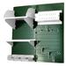 Wall Control Hobby Craft Pegboard Organizer Storage Kit, Metal in Green | 32 H x 32 W x 9 D in | Wayfair 30-CC-200 GNW