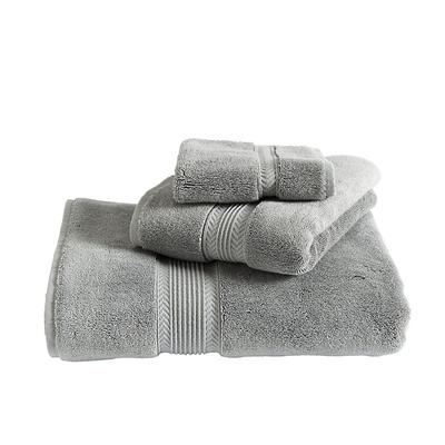 Signature Bath Towels - Gray, Bath Towel - Ballard Designs