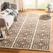 Brown/White 96 x 0.3 in Indoor Area Rug - Martha Stewart Rugs Martha Stewart Puzzle Geometric Hand-Woven Flatweave Wool Ivory/Brown Area Rug Wool | Wayfair