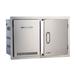 Bull Outdoor Products 30.63" Stainless steel Drop-In Door & Drawer Combo in Gray | 22 H x 30.63 W x 16.13 D in | Wayfair 65784