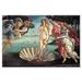 Buyenlarge Birth of Venus by Sandro Botticelli - Wrapped Canvas Painting Print Canvas in Blue/Red | 16 H x 24 W x 1.5 D in | Wayfair 61040-LC1624