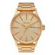 Nixon Herren Armbanduhr Sentry Edelstahl All Gold