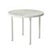 Tropitone La'Stratta Metal Outdoor Coffee Table Metal in White | 16 H x 20.38 W x 20.38 D in | Wayfair 8082SL_SHL