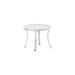 Tropitone La'Stratta Metal Outdoor Coffee Table Metal in White | 16 H x 20 W x 20 D in | Wayfair 9382SL_SNO