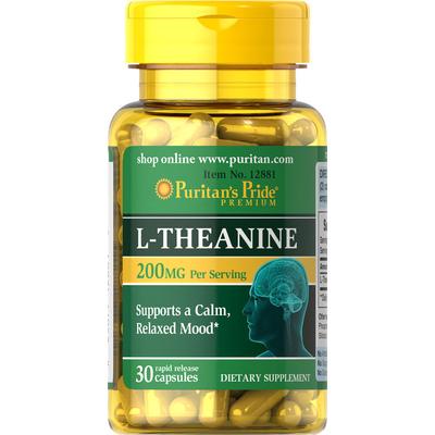Puritan's Pride 2 Pack of L-Theanine 100 mg-30-Capsules