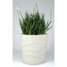 Allied Molded Products Wave Composite Pot Planter Composite in White | 26 H x 25 W x 25 D in | Wayfair 1W-2526-DC-34