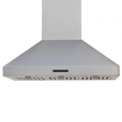 Windster 42" W Chimney Style Island Mount Range Hood With 780 CFM (RA7642SS) - Stainless Steel