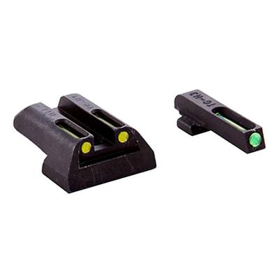 TRUGLO Tritium/Fiber Optic Handgun Sight, Front Green, Rear Yellow, Kimber (TG131KTY)