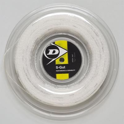 Dunlop S-Gut 16 660' Reel Tennis String Reels White