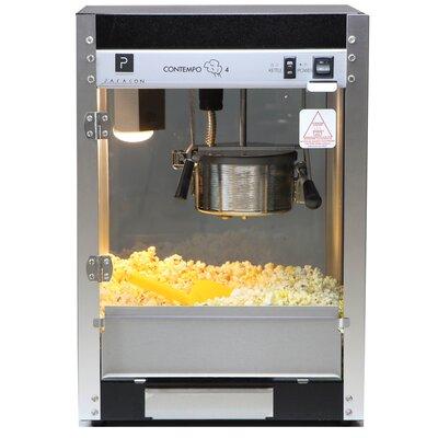 Paragon International Contempo Pop 4 oz. Popcorn Machine, Glass in Black/White | 23.5 H x 16.5 W x 14.25 D in | Wayfair 1104220