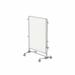 Ghent Nexus Partition, Mobile 2-Sided Porcelain Magnetic board Porcelain/Metal in White | 57.38 H x 40.38 W x 2.25 D in | Wayfair NEX223MMP