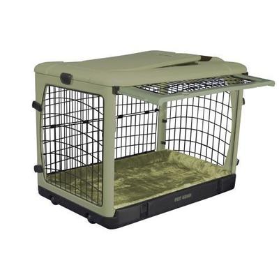 Pet Gear The Other Door Steel Crate with Plush Pad Sage 36" (PG5936BSG)