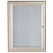 AARCO Enclosed Wall Mounted Bulletin Board Metal in White | 36 H x 24 W x 2 D in | Wayfair OWFC3624