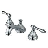 Elements of Design Widespread Bathroom Faucet w/ Drain Assembly in Gray | 3.38 H in | Wayfair ES5561AL