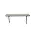 Rectangular Folding Table Metal in Black/Brown AmTab Manufacturing Corporation | 29" H x 60" W x 24" D | Wayfair TT245DP
