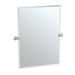 Gatco Channel 31.5"H Frameless Beveled Rectangle Bathroom Vanity Mirror, Glass in Gray | 31.5 H x 28 W x 2 D in | Wayfair 4699S