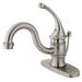 Kingston Brass Georgian Mono Deck Bathroom Faucet w/ ABS Pop-Up Drain & Deck Plate in Gray | 5.38 H in | Wayfair KB3408GL