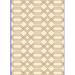 White 114 x 79 x 0.38 in Indoor Area Rug - Dynamic Rugs Passion/Beige Rug Polypropylene | 114 H x 79 W x 0.38 D in | Wayfair PS7106202102