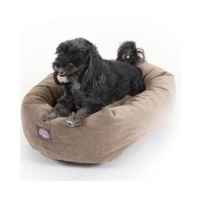 24 Stone Suede Bagel Dog Bed By Majestic Pet Products