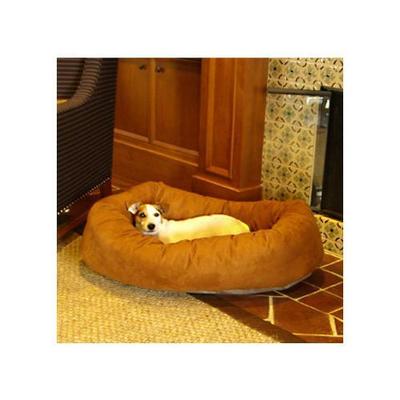 52 Stone Suede Bagel Dog Bed By Majestic Pet Products