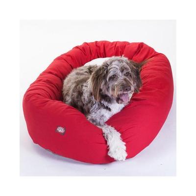 Majestic Pet Bagel-style Red 40-inch Dog Bed
