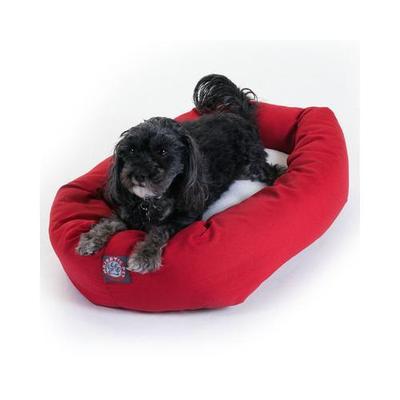 Majestic Pet Bagel-style Red 24-inch Dog Bed