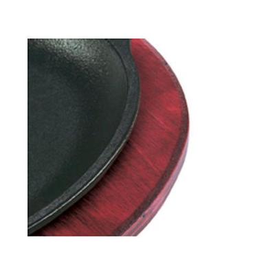Lodge Oval Wood Underliner, Chili Pepper Red