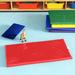 Children's Factory Rainbow 2" Thick Nap Mat Vinyl in Orange/Red | 2 H x 24 W x 48 D in | Wayfair CF350-034
