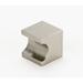 Alno Inc Contemporary II 3/4" Length Square Knob Metal in Gray | 1 W in | Wayfair A853-1-SN