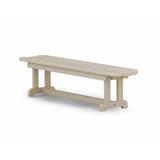 POLYWOOD® Park 72" Harvester Backless Outdoor Bench Plastic in Brown | 17 H x 70 W x 14.5 D in | Wayfair PBB72SA