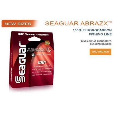 Seaguar Abrazx 100% Fluoro 1000 yd. 6 lb. 06Ax1000