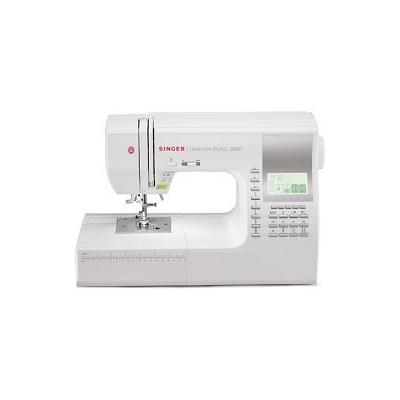 Singer Quantum Stylist Computerized Sewing Machine With Extension Table (9960) - White