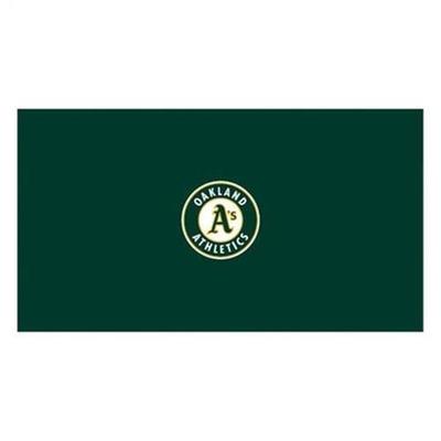 Imperial Officially Licensed MLB Oakland Athletics 8 ft. Pool Table Cloth Kit