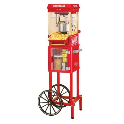 Nostalgia Electrics 48" Vintage Collection Popcorn Cart (KPM200CART) - Red