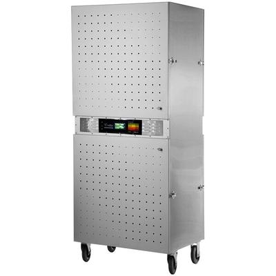 Avantco 32 Tray Stainless Steel Food Dehydrator with Glass Doors - 220V,  3000W